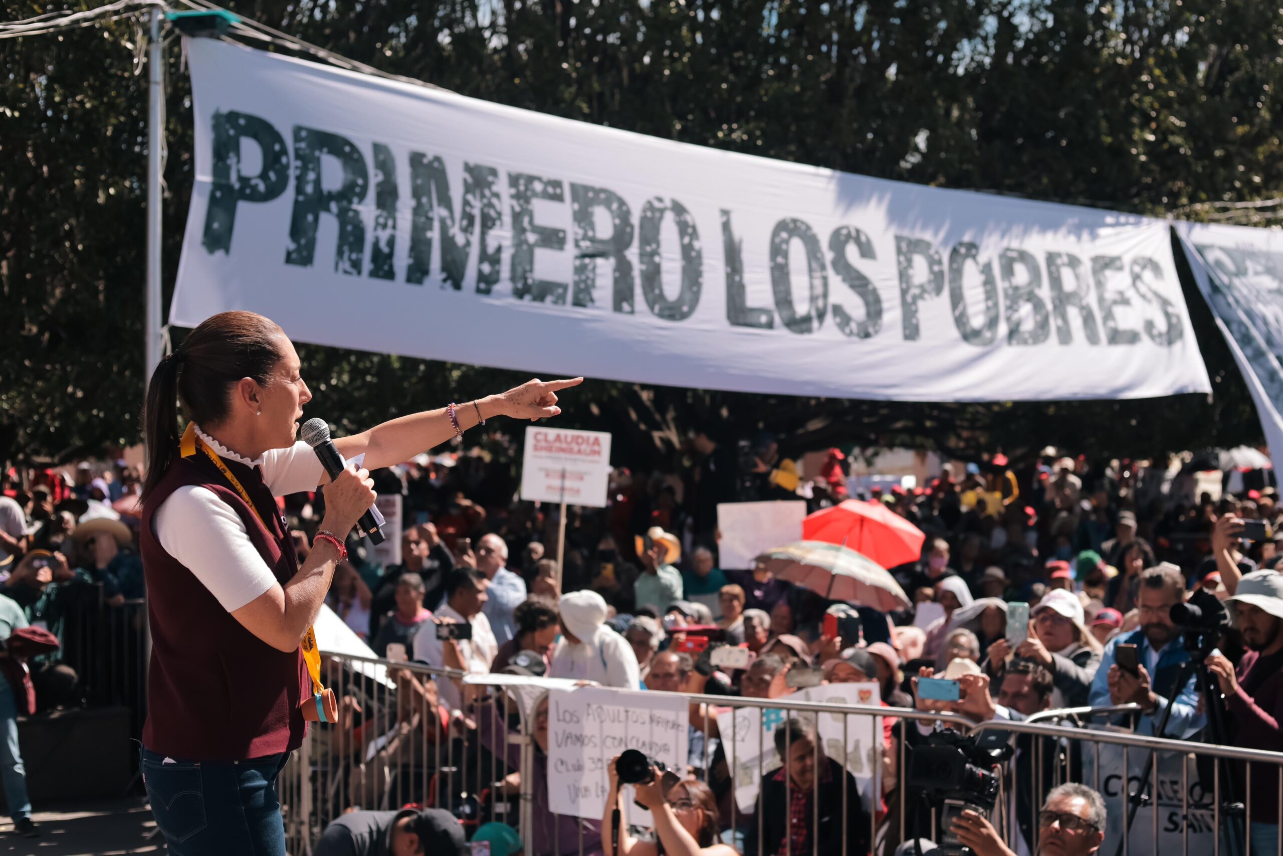 En nueve semanas, Sheinbaum Pardo recorrió México de norte a sur