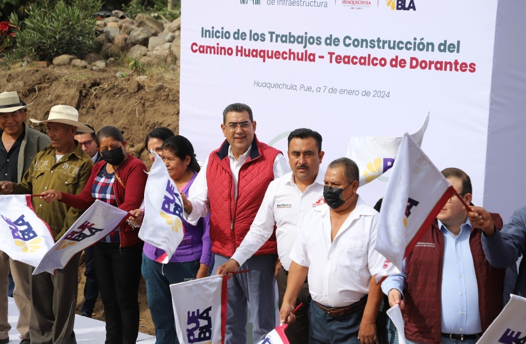 En Puebla, los recursos rinden porque son invertidos en el pueblo: Sergio Salomón