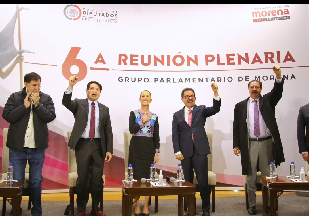  Claudia Sheinbaum apuesta por una 4T de pluralidad y libertades junto a diputados y diputadas de Morena