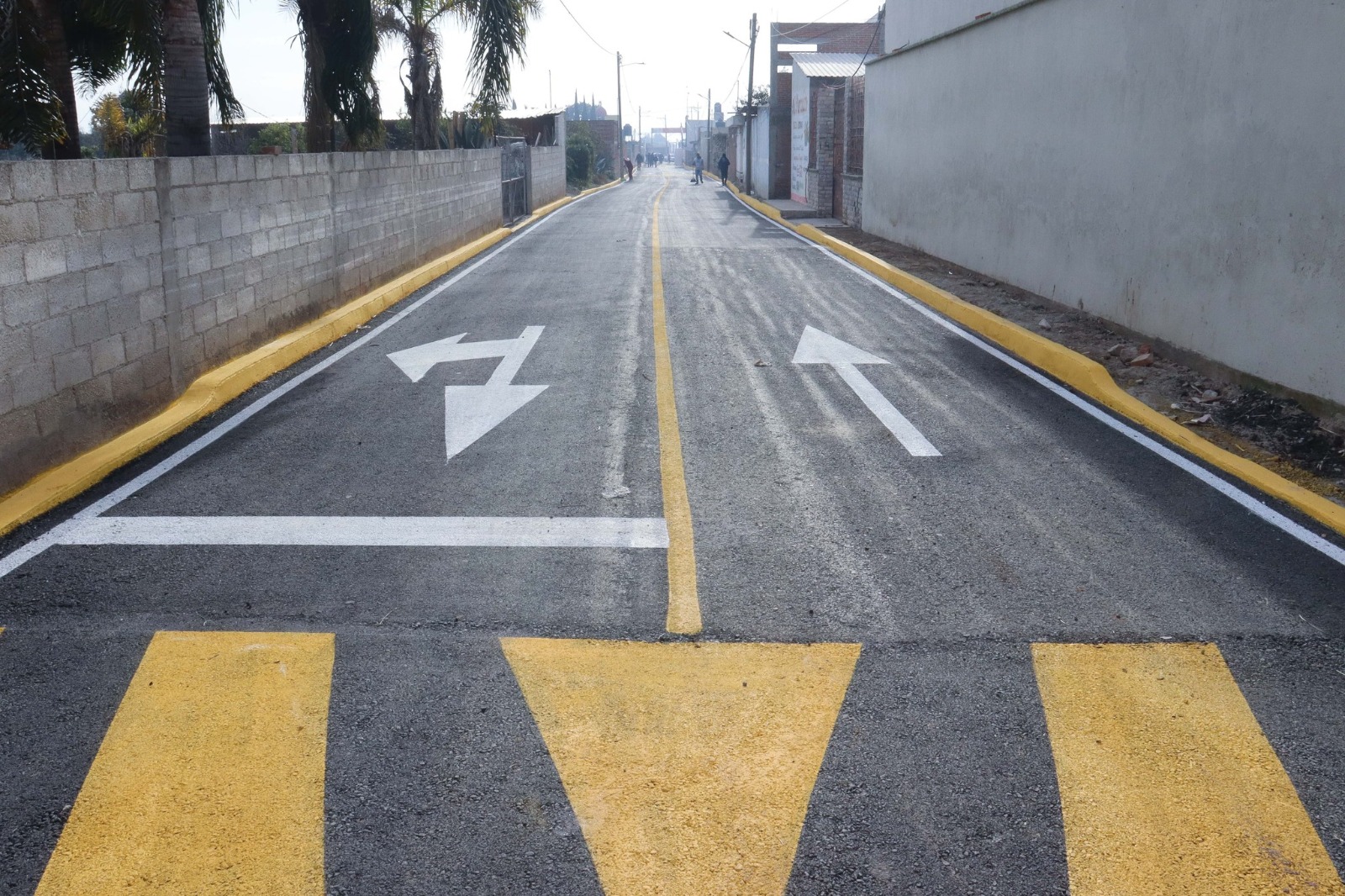 Seguiremos trabajando por Zacapechpan; Paola Angon inaugura dos calles más