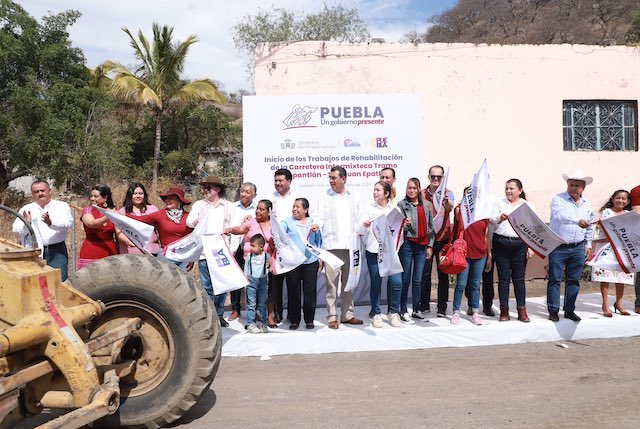 Inició la rehabilitación de la Carretera Intermixteca tramo San Juan Epatlán-Teopantlán