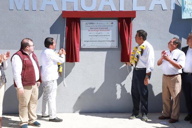 Fortalecerá economía de Miahuatlán con nuevo mercado inaugurado por Sergio Salomón