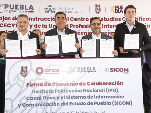 Con nuevas instalaciones del IPN, Puebla se consolida como referente en oferta educativa de nivel superior