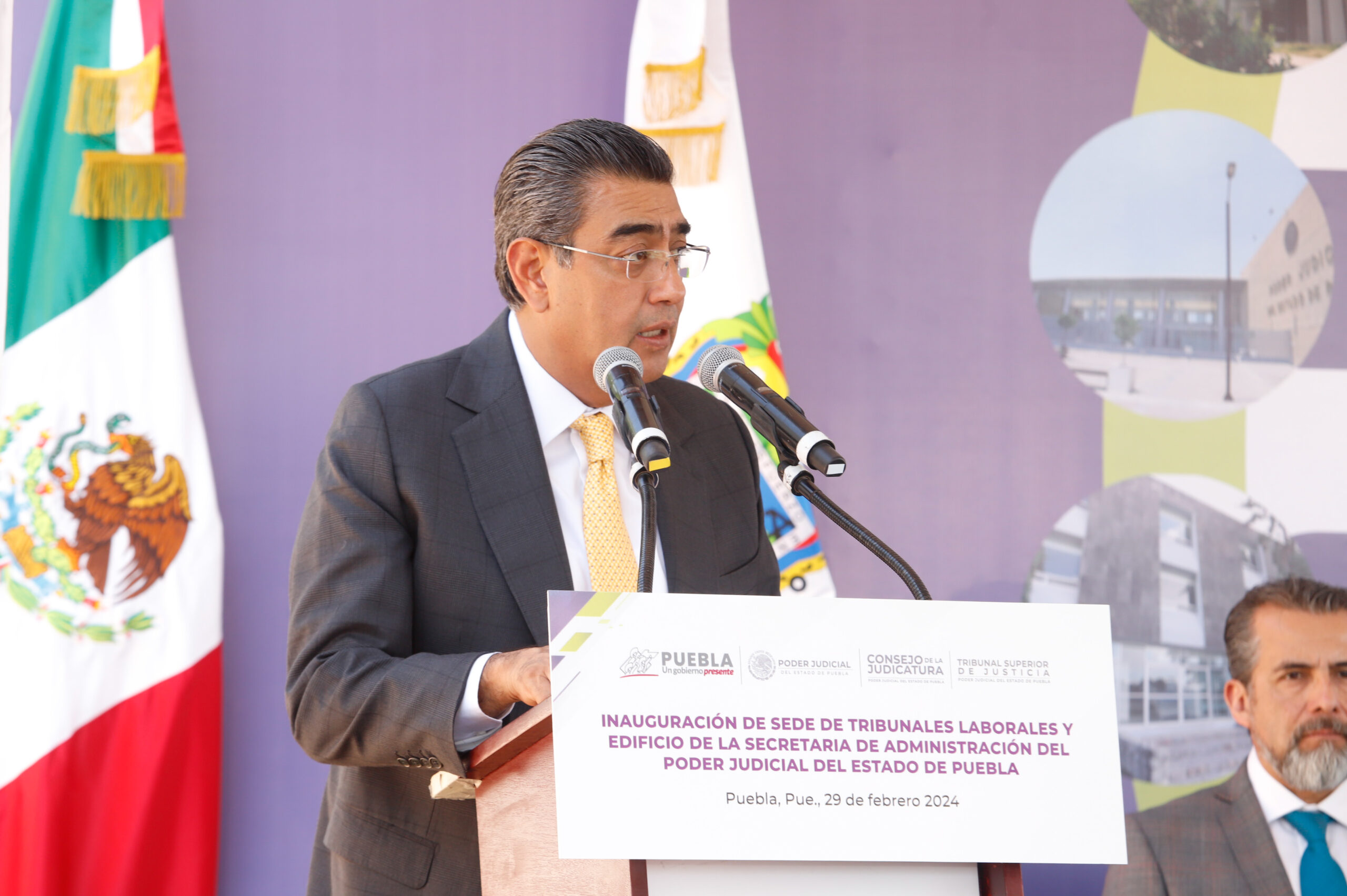 Convoca Sergio Salomón a construir una Puebla de Paz