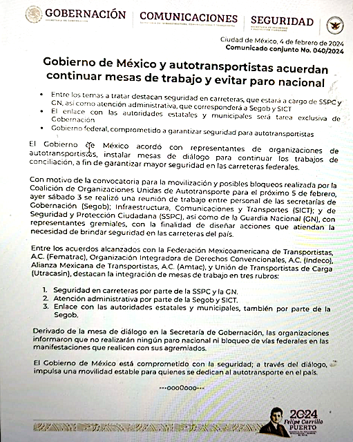 DE ÚLTIMO MOMENTO: No habrá paro nacional de transportistas