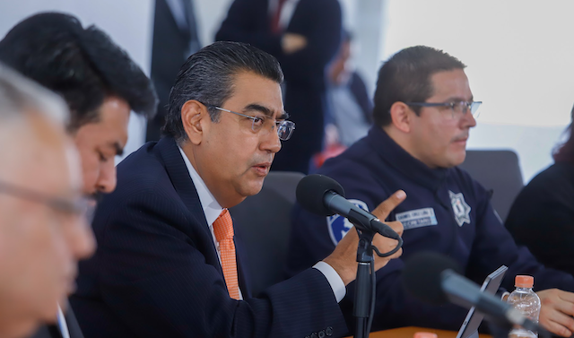 Garantizada en Puebla la libre manifestación, dice Sergio Salomón