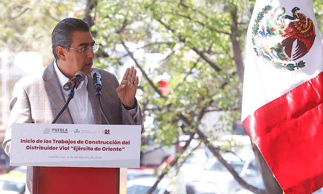 Con distribuidor “Ejército de Oriente” se favorecerá movilidad al Sureste 