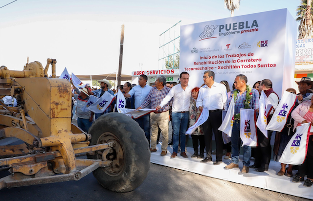 Rehabilitan la carretera Tecamachalco- Xochitlán Todos Santos, con inversión a 44 mdp