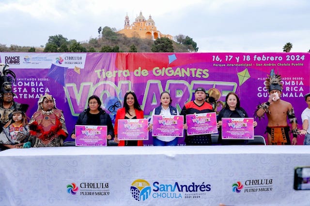 Festival Volarte 2024 en San Andrés Cholula, del 16 al 18 de febrero