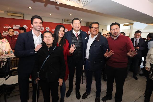 Rodrígo Abdala, el coordinador de la Campaña de Alejandro Armenta.