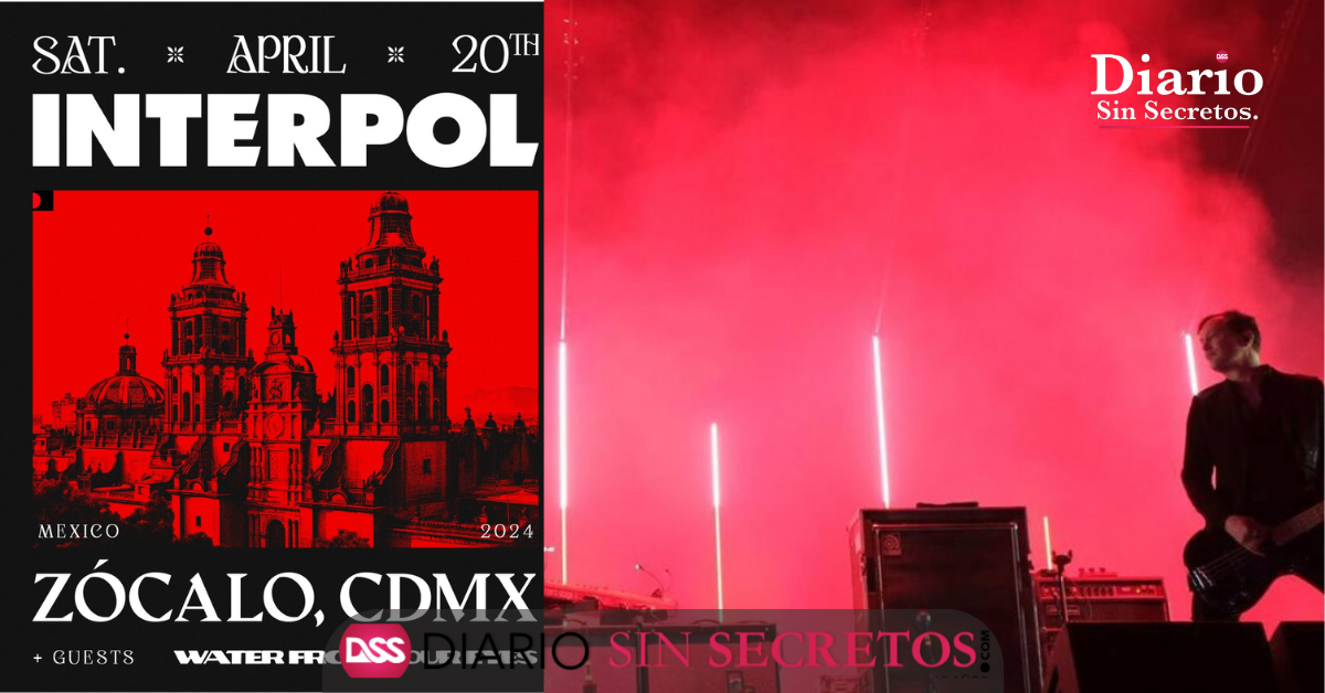 Concierto de Interpol en el Zócalo CDMX: qué hora y dónde será el acceso para el concierto