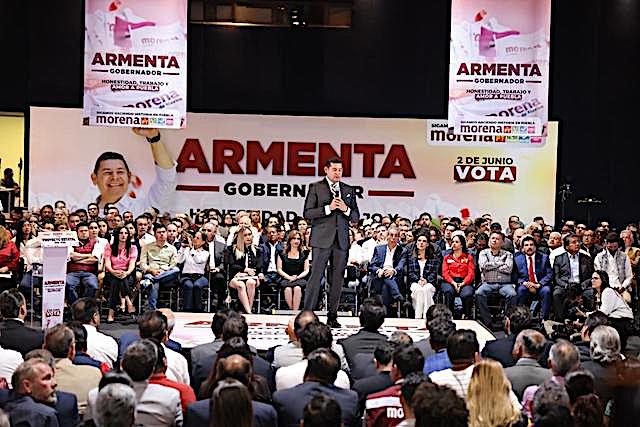 Armenta presentó el Proyecto Estatal 2024-2030 que deja fuera las privatizaciones y obras de relumbrón