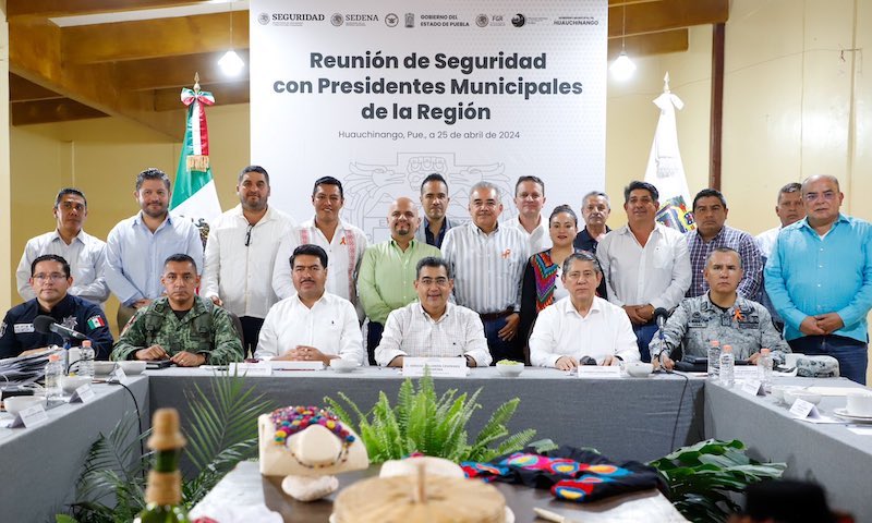 «En Puebla la seguridad es prioridad»: Sergio Salomón
