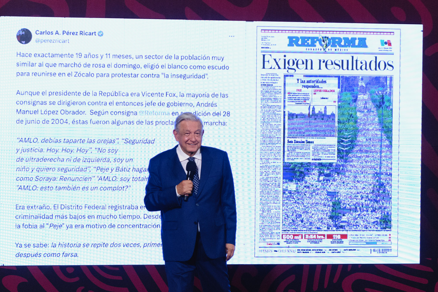 AMLO lamenta muerte del francomexicano Orión Hernández, retenido en Gaza