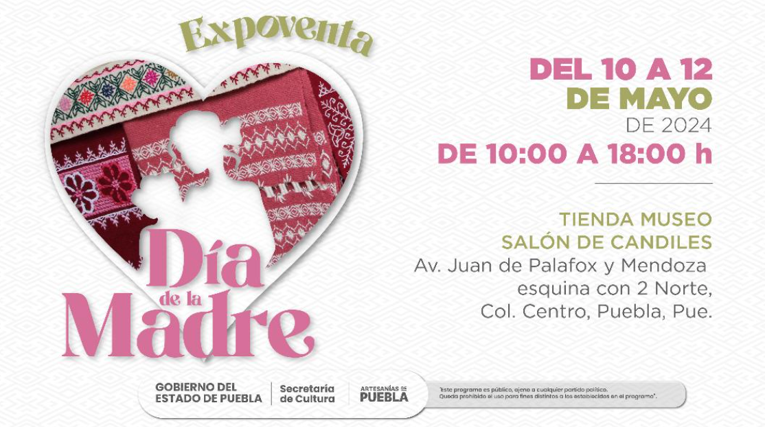 Listas actividades del “Día de la Madre”, incluyen expoventa y presentaciones artísticas