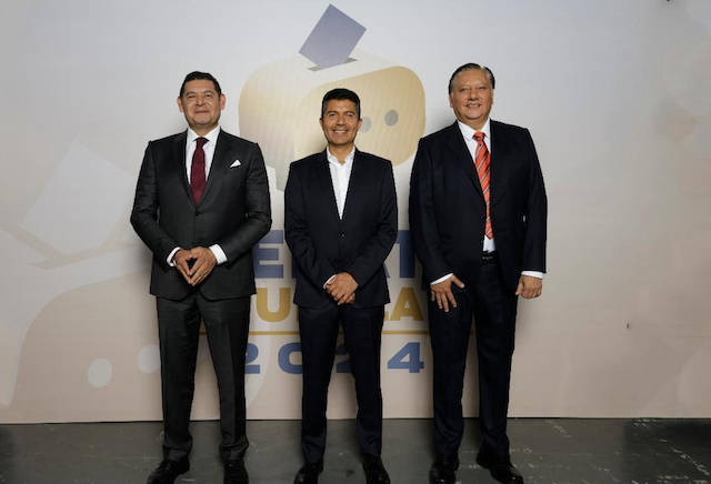 Alejandro Armenta, convenció; Eduardo Rivera, fue por la descalificación; Fernando Morales, acusó a malos gobiernos