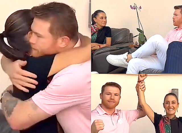 “Canelo” Álvarez hace campaña
