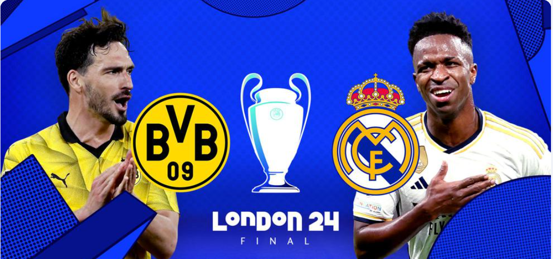 Final de la Champions League Real Madrid vs Borussia Dortmund