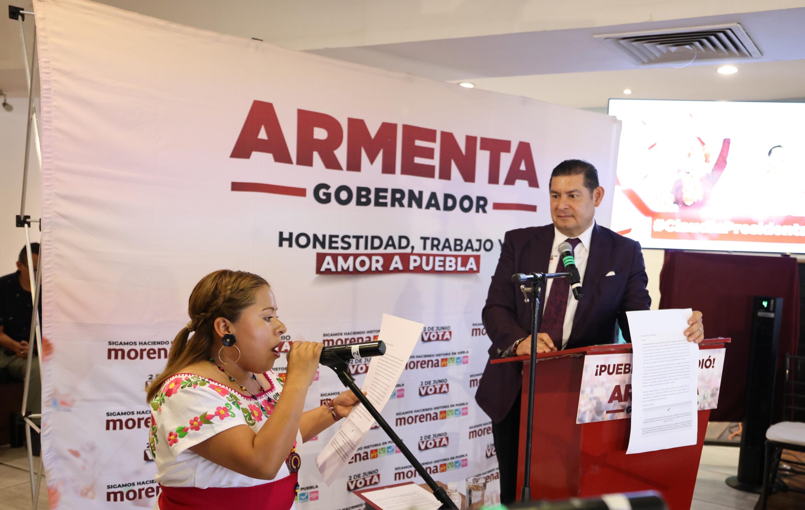 Puebla presente en el extranjero para beneficio de los poblanos: Armenta