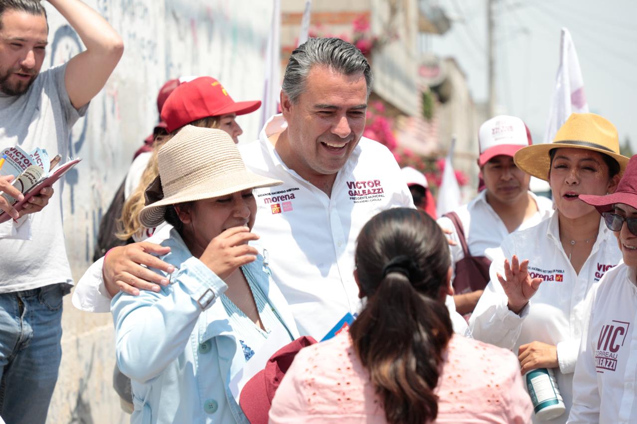 ”Vamos por el 6 de 6 en San Andrés Cholula”: Víctor Galeazzi