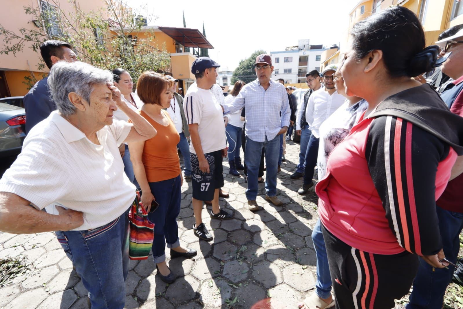 Realizará Gobierno de Sergio Salomón censo para afectados por caída de granizo y vientos