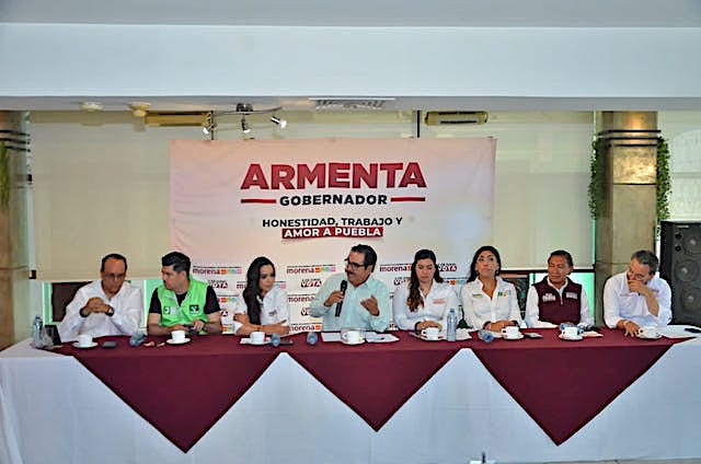 «El 2 de junio piensa: ¿Quién te da y quién te quita?»: Morena Puebla