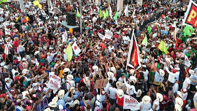 Más de dos millones de personas muestran su apoyo a Claudia Sheinbaum alrededor de la républica