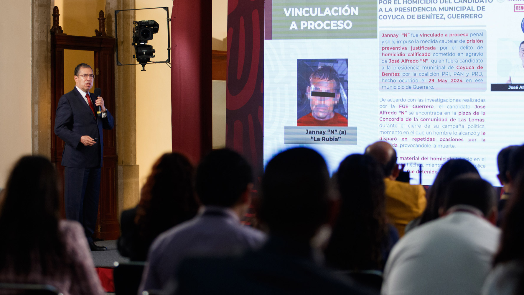 Informe de seguridad registra reducción de 19% en homicidios dolosos