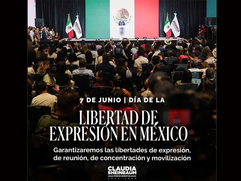 En mi administración se garantizará la libertad de expresión: Claudia Shienbaum