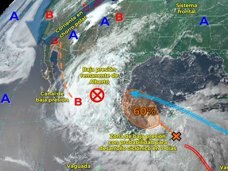 Este viernes 21 de junio se esperan lluvias y trombas marinas
