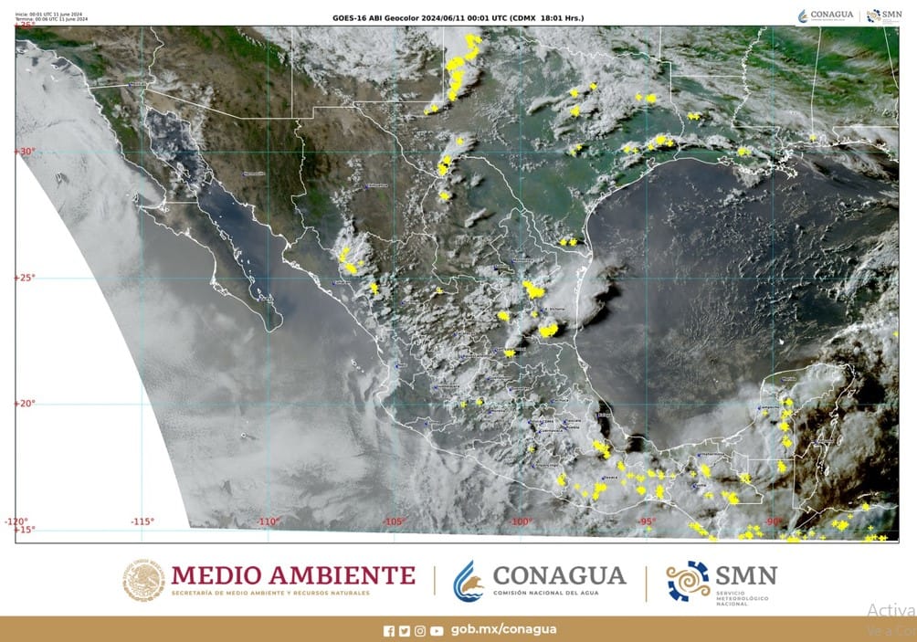 Nueva ola de calor se extiende este 11 de junio por 15 estados