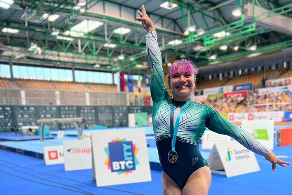 Alexa Moreno subió a lo más alto del podio en Eslovenia