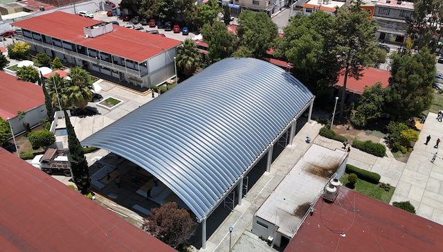 Comunidad escolar de “Gregorio de Gante” estrena techado
