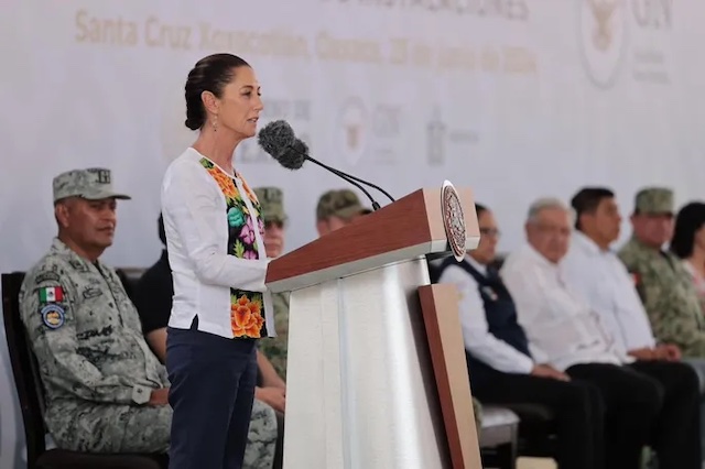 Claudia Sheinbaum, revive tema de  que Guardia Nacional pase a la SEDENA
