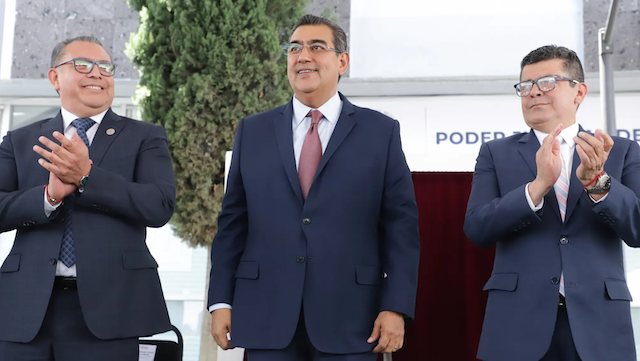Sergio Salomón, entregó la rehabilitación del Tribunal de Enjuiciamiento