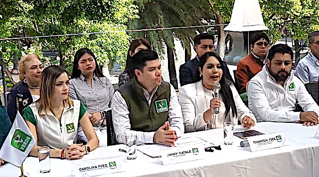 Dirigencias estatal y municipal del Partido Verde respaldan triunfo de Tonatzin Fernández, en San Pedro Cholula