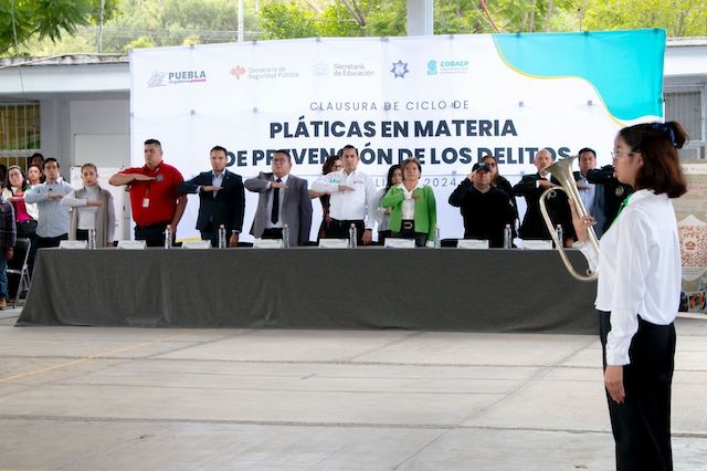 Cultura de prevención del delito en 37 planteles de Cobaep