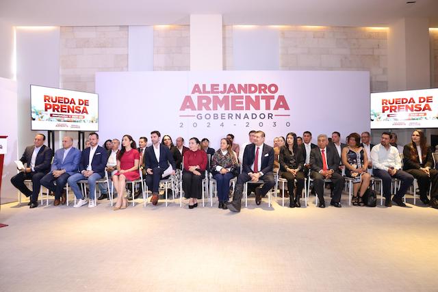 Se integran 3 comisiones y un 1 técnico a la transición del gobernador electo Alejandro Armenta.