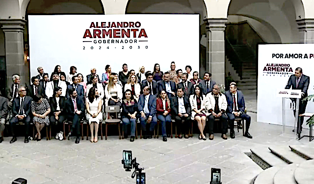 Armenta incluye a colaboradores de excandidatos  a la gubernatura a su gabinete