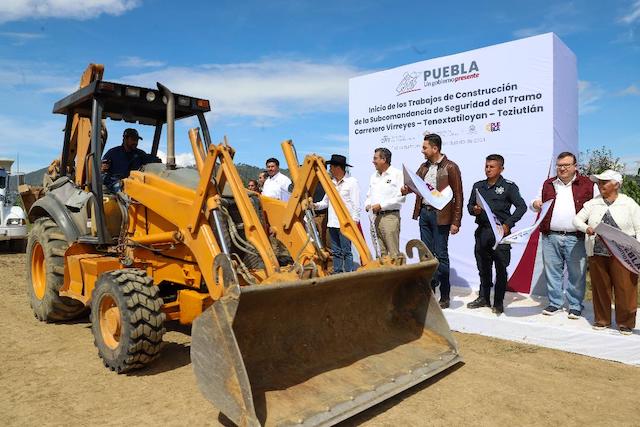 Construyen subcomandancia de seguridad Virreyes-Tenextatiloyan-Teziutlán