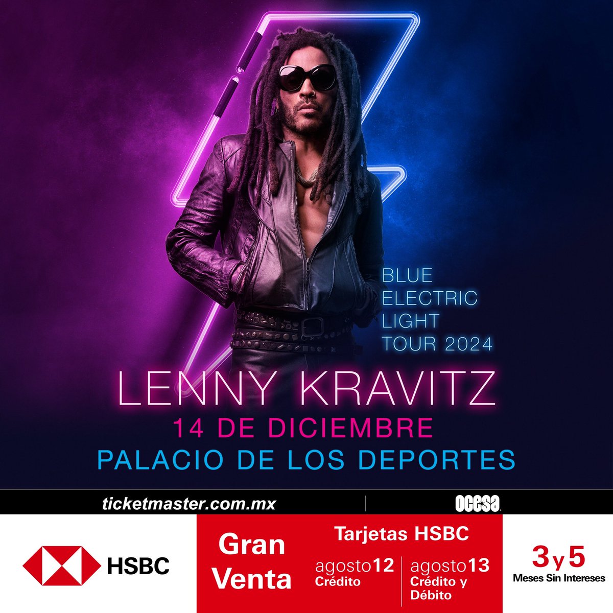 Lenny Kravitz dará concierto en México