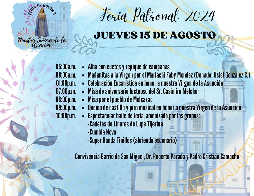 Fiesta de la Santa Asunción de la Virgen María