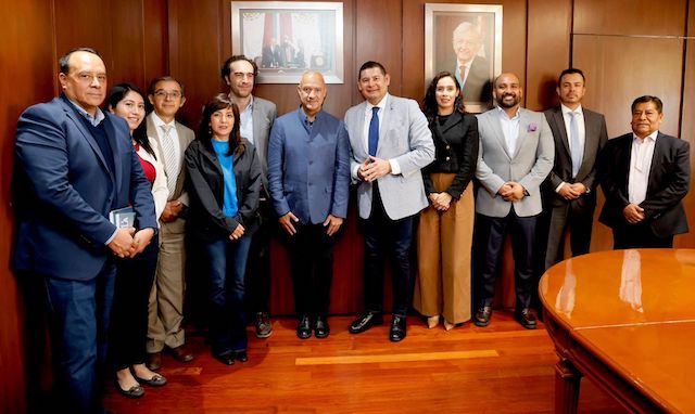 Armenta se reunió con el próximo secretario federal de infraestructura Antonio Esteva