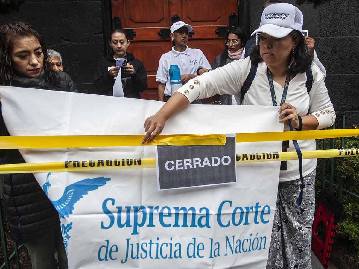 Trabajadores del Poder Judicial levantan bloqueo en la Suprema Corte de Justicia