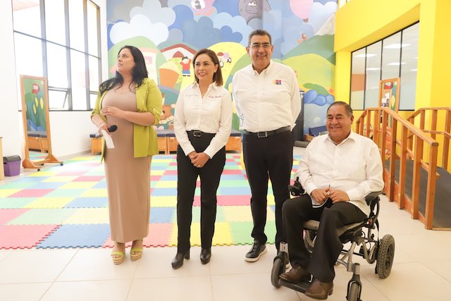 Inauguran el Centro de Rehabilitación Integral, en Amozoc