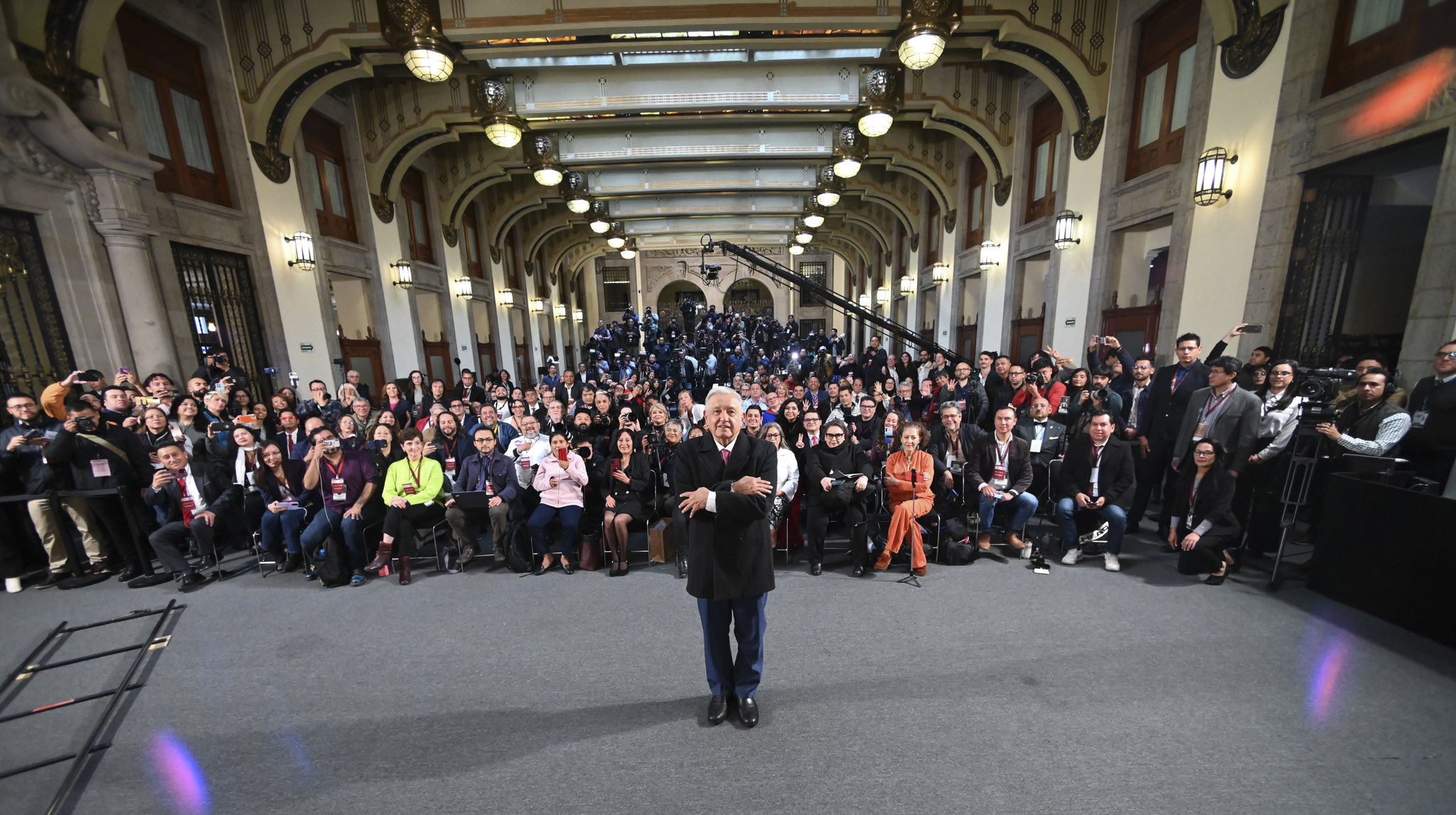 AMLO dejó de habitar Palacio Nacional esta tarde