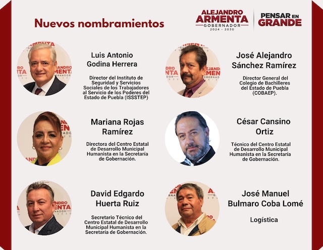 Armenta : «Nombramientos en el gabinete reflejan inclusión sin prejuicios»