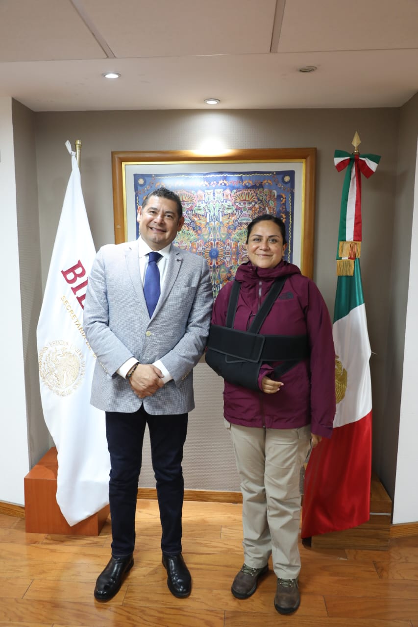 Armenta y Ariadna Montiel acuerdan impulsar proyectos para Puebla
