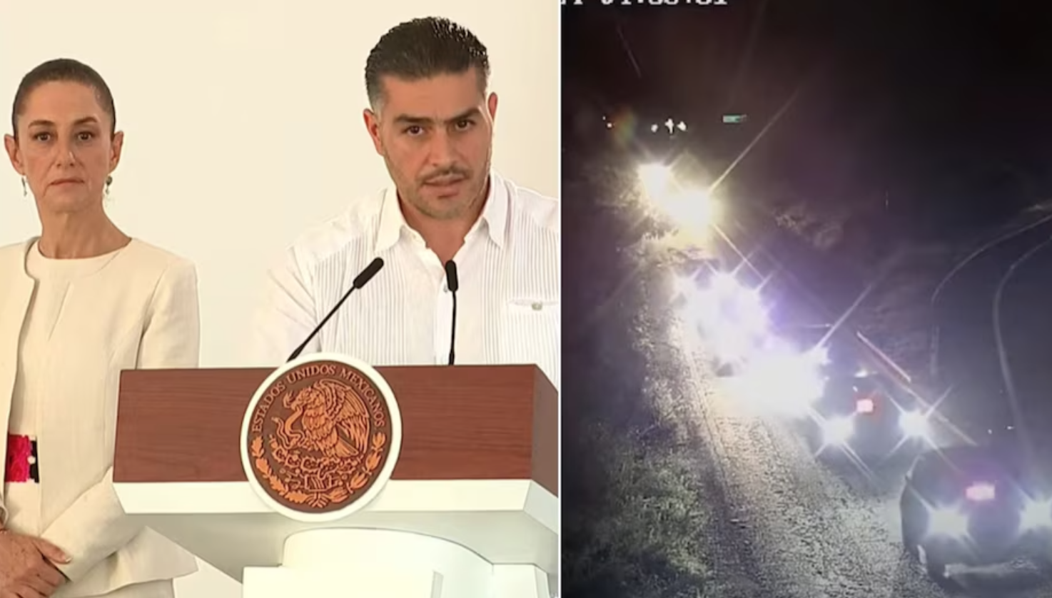 Gobierno revela VIDEO de convoy que ocasionó enfrentamiento en Técpan de Galeana, Guerrero: “No iban a agredir al Ejército”