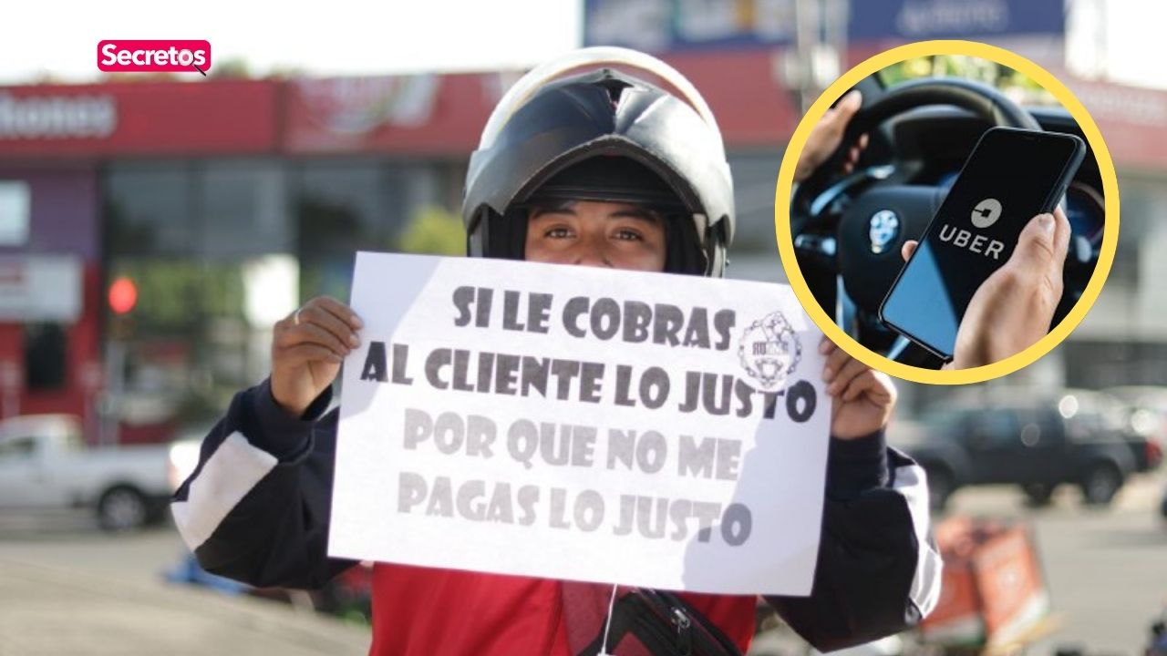 Conductores de Uber y DiDi se manifiestan en Puebla exigiendo mayor seguridad